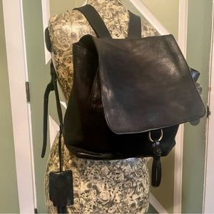 WILL Leather Goods Large Backpack Purse